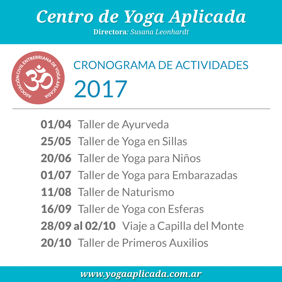 actividades yoga 2017